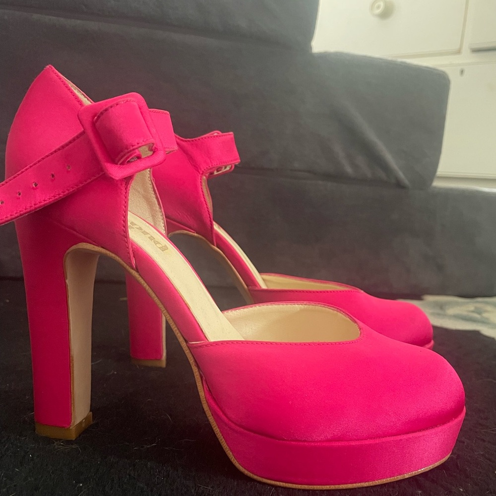Hot Pink Beyond Skin Babydoll Shoes!